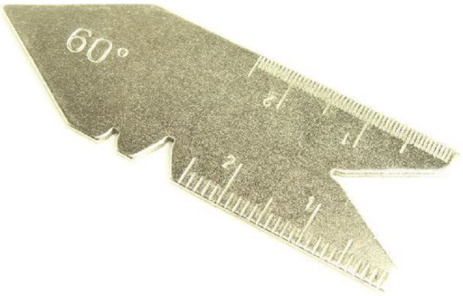 Mierka závitu 60 stupňov Limit