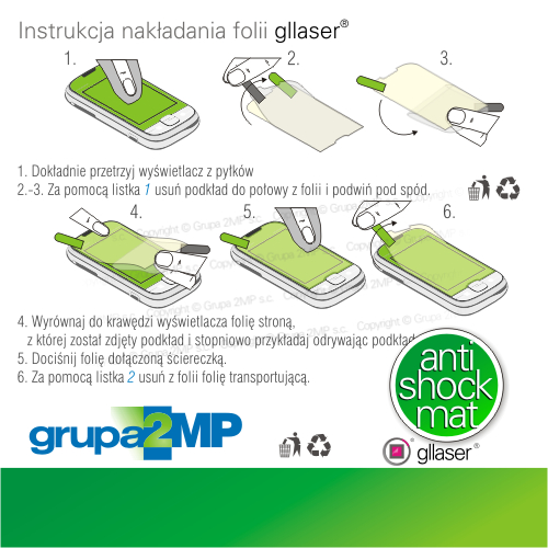 Fólia Glaser Anti-Shock MAT 5H Garmin GPSmap 65