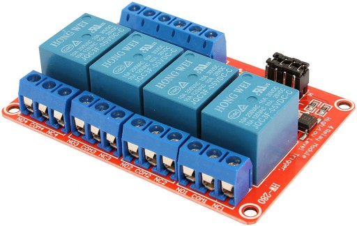 4-kanálové High/Low H/L 5V Arduino relé