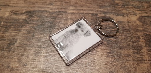 Kľúčenka kľúčenka na fotografiu s akrylovým rámom