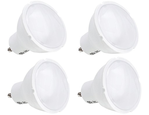 4 x GU10 5W neblikajúca NEUTRÁLNA LED žiarovka