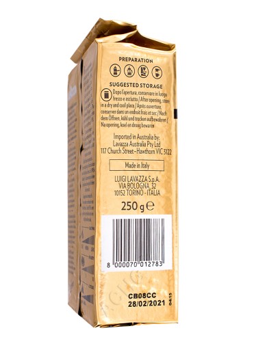 Lavazza Qualita Oro mletá káva 250g