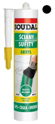 SOUDAL Čierny akryl 280 ml