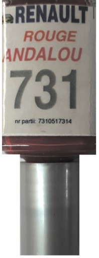 RENAULT 701 ROUGE COQUELICOT FARBA TESTOVACIA ARA