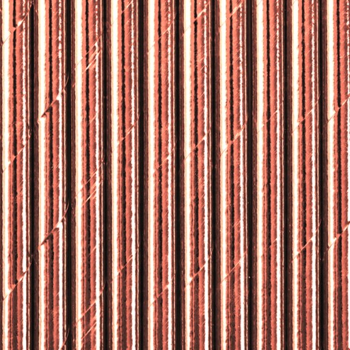 Papierové slamky 19,5 cm 10 ks Rose Gold 019R