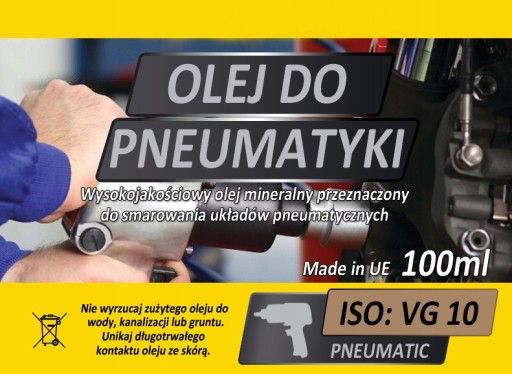 OLEJ NA MAZANIE VZDUCHOVÉHO NÁRADIA 100ml