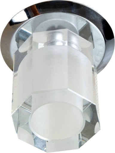 Candellux SK-25 CH G4 chróm strop. konštantný kryštál 20W G4 polygón 2
