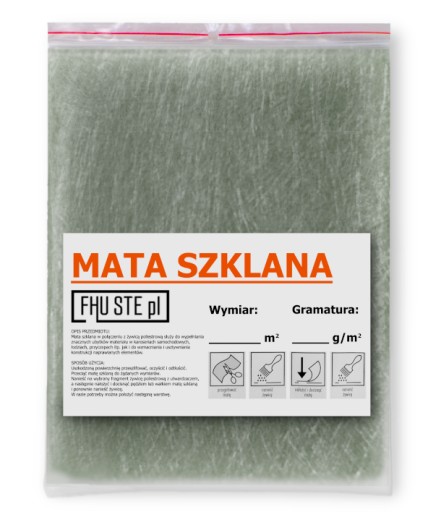 SKLENENÁ PODLOŽKA 150g 1m2