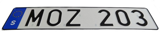 Švédska zberateľská poznávacia značka