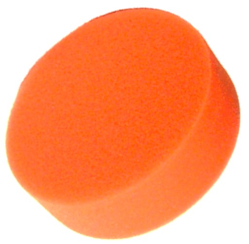 Hubka Leštiaci Pad Mini 80mm suchý zips - oranžová
