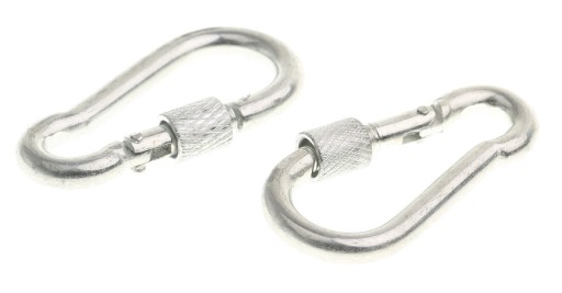 KARABÍNA NA LANÁ 6x60 mm KARABÍNA TWISTED 2 ks
