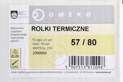 Omeko rolka 57 x 80 m 5