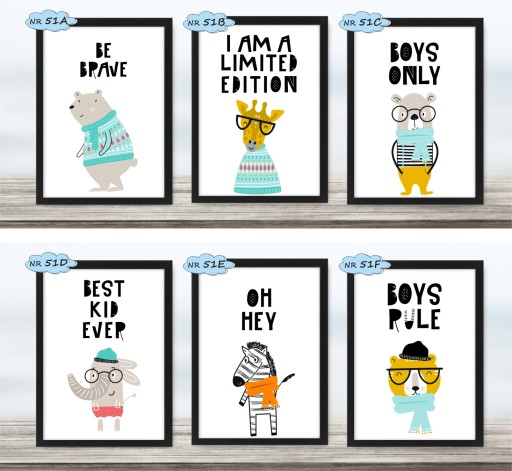 Obrazový plagát formátu A3, grafika pre deti