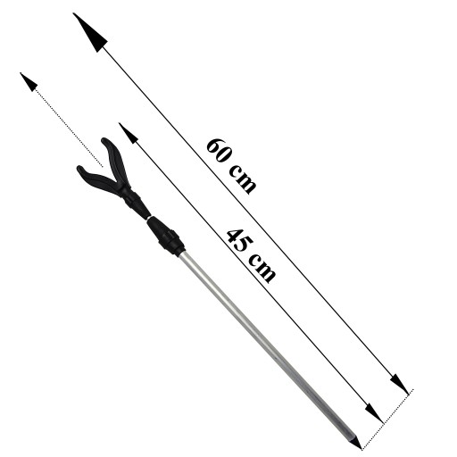 RYBÁRSKY STOJAN 45/60 cm HLINÍKOVÉ Prúty PL
