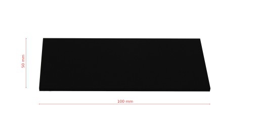 TMAVÉ ZVÁRACIE SKLO DIN 12 100x50 mm sklo
