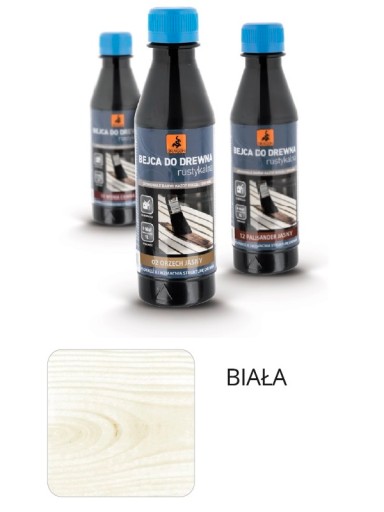 Rustikálna lazúra na drevo Dragon 0,2 l BIELA