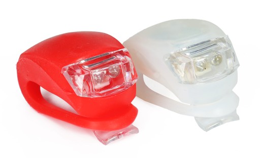 SADA LED CYKLISTICKEJ LAMPY PREDNÉ ZADNÉ 2ks LED