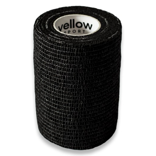 yellowBAND samolepiaci súdržný obväz Čierna