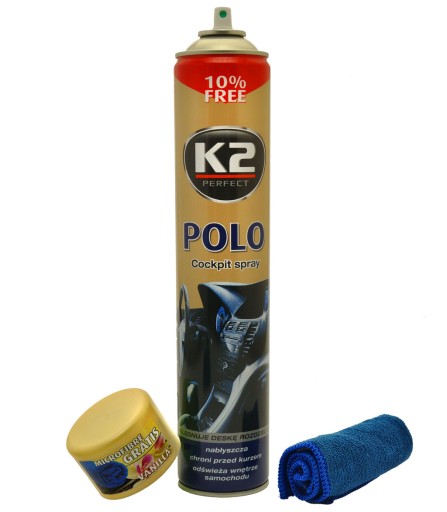 K2 Polo Cockpit VANILLA 750ML PLAK do kokpitu