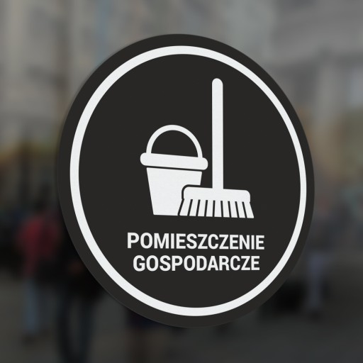 Technická miestnosť - nálepka 15x15