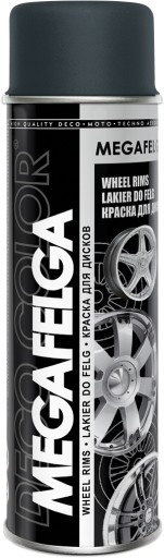 AKRYLÁTOVÝ LAK FARBA NA RÁFKY A NÁBOJE 500ml ANTRACIT SATÉN RAL 7016
