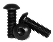 M5x16 guličková skrutka BLACK ISO 7380, 10 ks