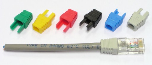Vnútorný modulárny kryt zástrčky RJ45, 10 kusov