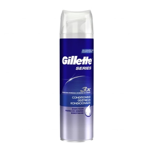 Pena na holenie Gillette Series, vyživujúca, 250 ml