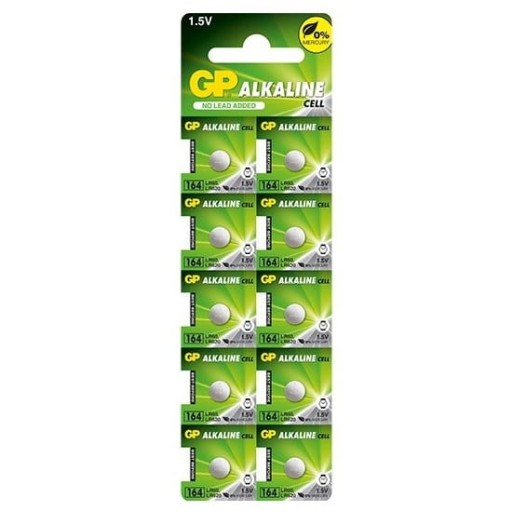 10x alkalická batéria do hodiniek AG1 164 LR60 LR62