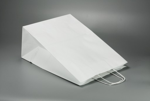 Biela papierová taška MIA 240x110x310 25 ks