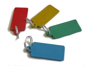 Kľúčenka detekovateľný obdĺžnik P0527 HACCP