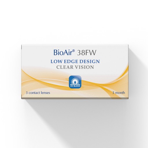 Horien BioAir 38FW štvrťročné šošovky, 3 kusy, výkon -5,75