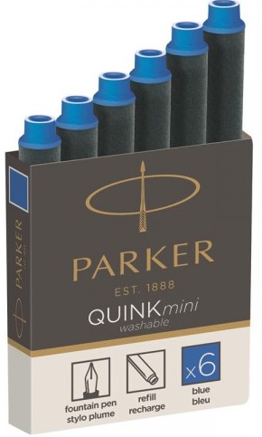 Atramentové kazety Parker Mini BLUE