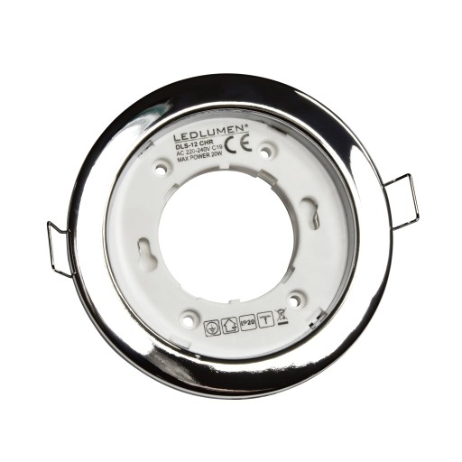 Halogénové stropné svietidlo, okrúhly LED reflektor GX53 pod omietku