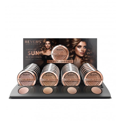 HNEDAJÚCI SVIETIACI PRÁŠOK Bronze & Shimmer 02 Revers