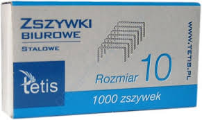 KANCELÁRSKA SVORKA TETIS Č. 10 1000 KS, OCEL
