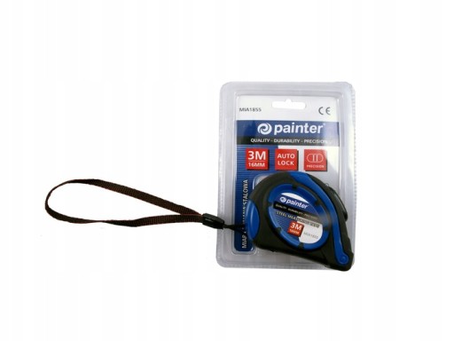 Valcovaná oceľová gumová páska meria 3m Autolock PAINTER