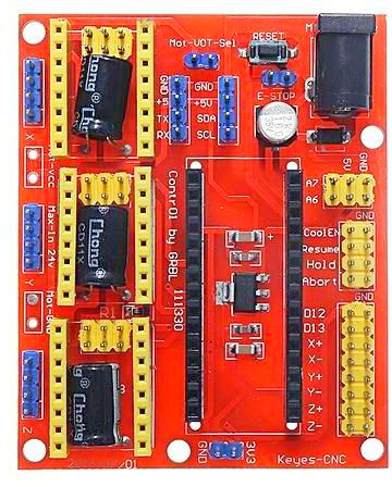 BOARD CNC ovládač pre modul Arduino Nano ...Shield v4 A4988