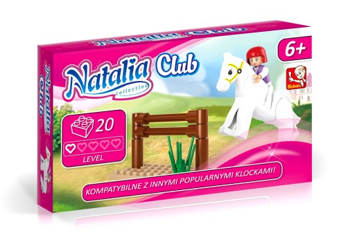 NATALIA BLOCKS 20 kusov JAZDA NA KONI SLUBAN kôň