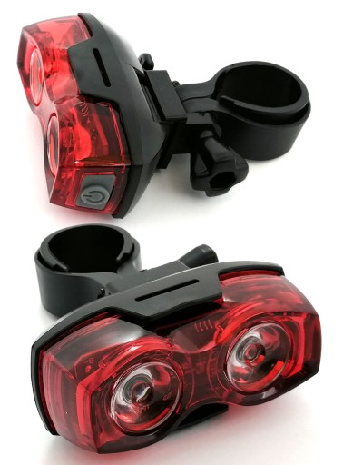LED ZADNÉ BICYKELOVÉ SVETLO pre ZADNÝ BICYKEL, 3 REŽIMY