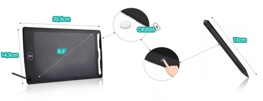 GRAFICKÝ TABLET NA KRESLENIE ZNIKOPIS XXL + TYP
