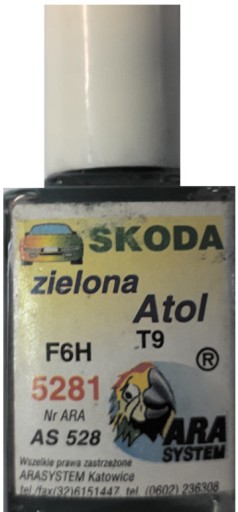 ŠKODA 9157 2G LF8L PLATINOVÁ SIVÁ LAKA TESTOVACIA ARA