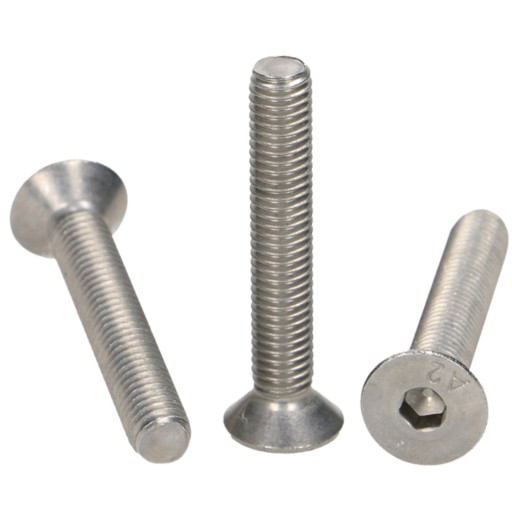M4x10 nerezová kužeľová imbusová skrutka A2 10 ks