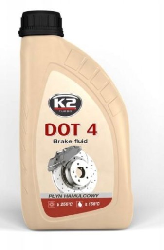 K2 DOT 4 BRZDOVÁ KVAPALINA 1KG 1L 1000ML T108