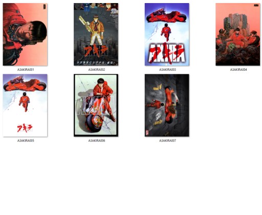 A3 Plagát Manga Anime Akira VEĽKÝ VÝBER