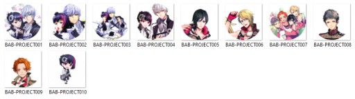 Manga Anime B-Project kolíky MNOHÉ DIZAJNY
