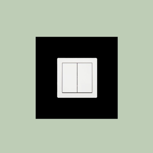 NÁLEPKA pod kontaktnú zásuvku SWITCH SQUARE do obývačky