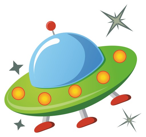 NÁLEPKA NA OKNO NÁBYTOK ZRKADLO NÁBYTOK PRIESTOR UFO