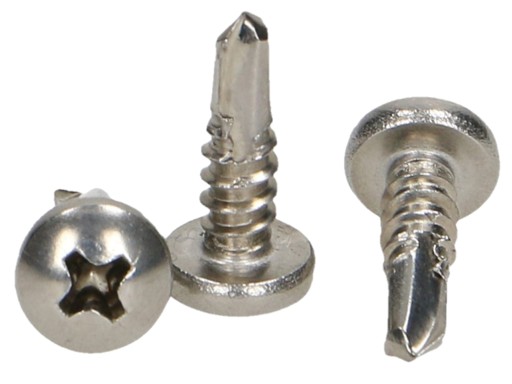 4,2x38 samorezné skrutky do plechu z nehrdzavejúcej ocele 7504N 10PCS
