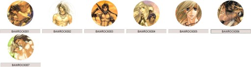 Manga Anime Wild Rock YAOI Pins MNOHÉ DIZAJNY